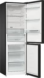 Холодильник Gorenje 200х60х60см 2 двері 238(98) л А+ NF+ Чорний (NRK620FABK4) - мініатюра 4