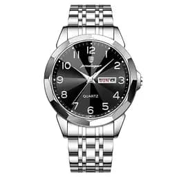 Чоловічий наручний годинник Poedagar padition (Сріблястий)