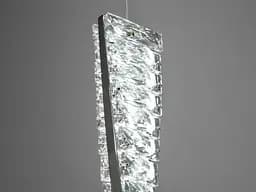 Підвісний світильник LED Diasha 531/1D-500CH, 15W, хром, для коридору, вітальні, спальні - мініатюра 4
