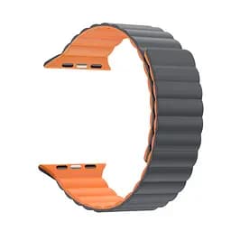 Ремінець ArmorStandart MagLink для Apple Watch 49/46/45/44/42 (Series 1-3) Grey Orange (ARM86935)