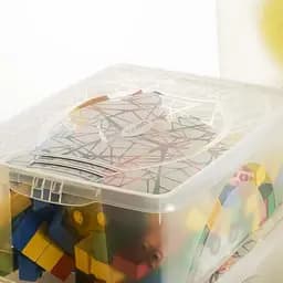 Контейнер для зберігання Selfy Box 30x19x15h, 5,5 л прозорий - мініатюра 3