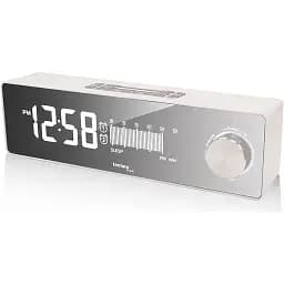 Часы настольные с радио Technoline WT483 White/Silver (WT483)