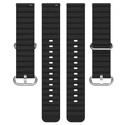 Ремінець силіконовий Primolux Ocean для годинника Huawei Watch GT/GT 2 Pro/GT 2 46 мм Black - мініатюра 3