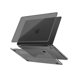 Чохол-накладка для MacBook Pro 14 M5-M1/M5 Pro-M2 Pro/M5 Max-M2 Max, сірий, Crystal, полікарбонат (PC), захисний, прозорий, захист від подряпин і пошкоджень, вентиляція, доступ до портів, протиковзкі ніжки, для макбука, ArmorStandart (ARM79446) - мініатюра 10