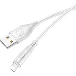 Кабель гибкий Usams U18 (US-SJ266) Round USB - Lightning 1 метр белый