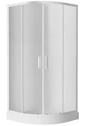 Душова кабіна Eger Tisza 90x90 скло Zuzmara 599-021, матовий, білий