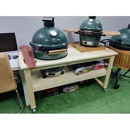 Стіл для гриля Grilli Primo Big Green Egg Kamado Joe дерев'яний (009693) - мініатюра 2
