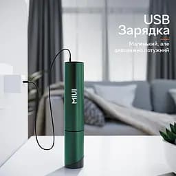 Портативний акумуляторний бездротовий пилосос MIUI Xiaomi XT01B Vacuum Cleaner 40W 2000mAh, Green - мініатюра 4