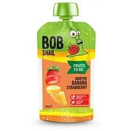 Bob Snail пюре смузи банан-клубника 120г 3387 П (4820219343387)