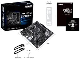 Материнcька плата PRIME B550M-K sAM4 B550 4xDDR4 M.2 HDMI DVI D-Sub mATX Asus teh0018941 - мініатюра 3