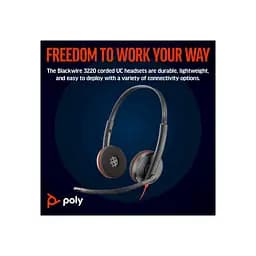 Навушники Poly Blackwire 3220 USB-A/C (8X228AA) - мініатюра 3
