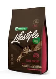 Сухой беззерновой корм для кошек с лососем Lifestyle Grain Free Salmon Senior Cat 1,5 кг