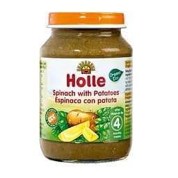 Пюре Holle Шпинат с картофелем, органическое, 190 г (32826)
