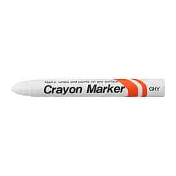 Индустриальный маркер-карандаш перманентный CRAYON MARKER 15 мм Белый Sakura