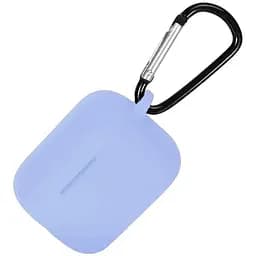 Чохол-накладка DK Silicone Candy Friendly з карабіном для Xiaomi QCY T10/T10 Pro/T11 (lilac)