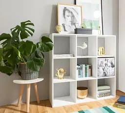 Полка для книг-стеллаж Moreli Id A-0020 1072x1078x290 мм Белая (id27-0000-20-white)