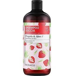 Шампунь-гель для душу Bioearth Family Strawberry & Aloe Shampoo Shower Gel 500 мл