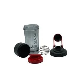 Шейкер Casno 600 мл +150 мл Red/Black - мініатюра 3