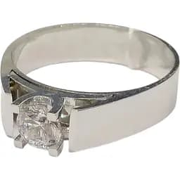 Золоте кільце Столична Ювелірна Фабрика з фіанітом. 154787Б 17,5