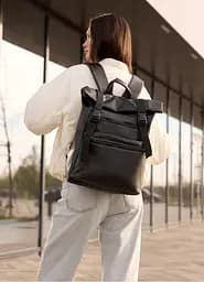 Рюкзак Sambag унисекс RollTop LTT черный 43 х 31 х 14 см (24238001)
