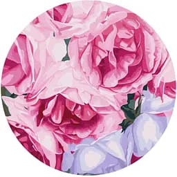 Картина за номерами Brushme Рожеві троянди © Anna Steshenko RC00075M 30 см