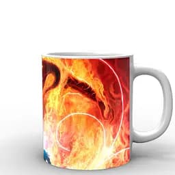 Кружка GeekLand The Lord of the Rings огненный демон LR.02.006 330 мл белая