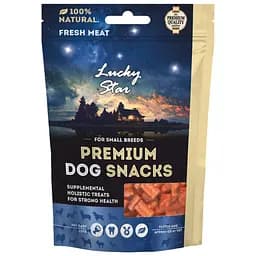 Ласощі для собак Lucky star Шматочки в'яленої тріски 65 г