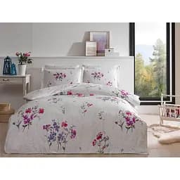 Комплект постільної білизни TAC Komae Lilac Євро Різнобарвний 000230112