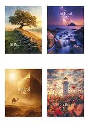 Комплект 4 шт загальних зошитів. Зошит Школярик А5 80 арк. у лінію 5250 4823088249255