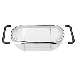 Друшляк-сито на раковину для миття продуктів 36*25*10.5 см Zhongjing HP-19-18-L