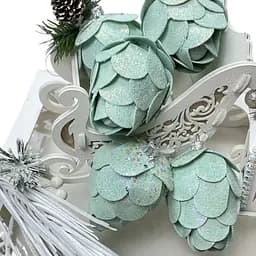 Шишка Кедр Dashuri 70 мм 6 шт. Тіффані (15556605)