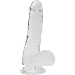 Прозорий фалоімітатор Alive Jelly Dildo Pepito