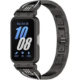 Ремінець-бампер DK Samsung Galaxy Fit3 (R390) Metal Band Fitlink Diamond (black) - мініатюра 2