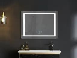 Дзеркало Mixxus Style MR03-90x70 (годинник, LED-підсвічування, антизапотівання) (MI6007) - мініатюра 5