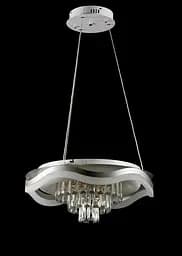 Світлодіодна люстра Splendid Ray C305/1+1 LED (CH) з кришталем, біло-золота, 40 Вт - мініатюра 3