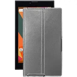 Чохол StatusCASE з екошкіри для планшету Bravis NB76 Сірий