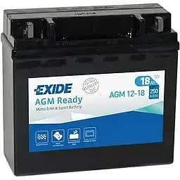 Акумулятор Exide Ready AGM12-18 (-/+) 6СТ-18Ah АзЕ 12В 250А (EN)