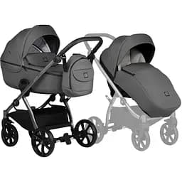 Коляска універсальна Tutis Uno5+ Leather collection licorice (1402166)