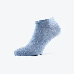 Шкарпетки короткі однотонні жіночі безшовні дихаючі якісні ORGANIC cotton носки JILL ANTONY Синій Джинс, 42-43 - мініатюра 2