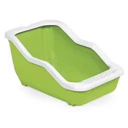 Туалет для кішки з рамкою MPS Netta Open Light Green 54x39x29 см