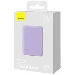 Портативний зарядний пристрій Baseus Magnetic Mini OS 20W 10000 mAh (PPCX110105) фіолетовий - мініатюра 9