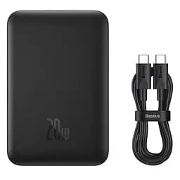 Зовнішній MagSafe акумулятор Baseus Power Bank 10000mAh 20W (PPCX030001) Black - мініатюра 6
