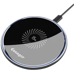 Бездротовий зарядний пристрій Essager Magnetic 15 W чорний (EWXCX-CF01-Z)