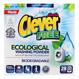 Пральний порошок Clever Free 1.68 кг (040-1241) - мініатюра 2