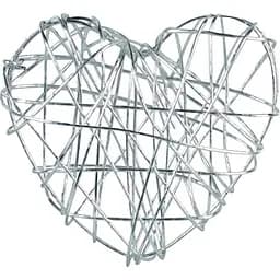 Набір металевих сердець Knorr Prandell срібних 4.5х3.5 см 5 шт.