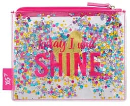 Шкільний пенал-косметичка Yes с блестками "Shine"