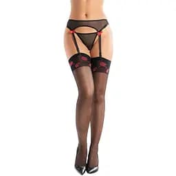 Чулки Softline Stockings 5518 4 черный