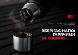 Термос Naturehike Q-9H NH19SJ010 сталь 1 л чорний - мініатюра 9