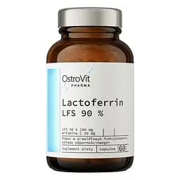 Лактотрансферин OstroVit Pharma Lactoferrin LFS 90%, 60 капсул з вітаміном С