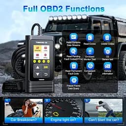 Зчитувач кодів THINKCAR OBD100 OBD2, універсальний автомобільний сканер OBD2 зчитувач несправностей двигуна OBD2/EOBD - мініатюра 3